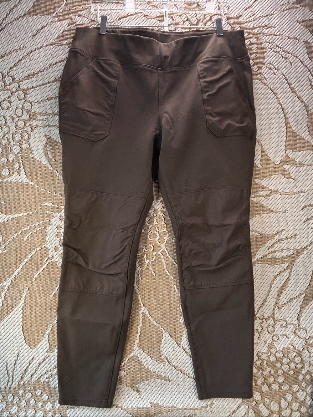 Carhartt Brown Utility Leggings XL Force Fitted Workwear Outdoor Performance